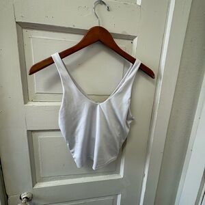 all in motion White V-Neck Tank Top